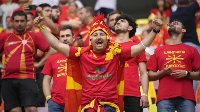 North Macedonia fans