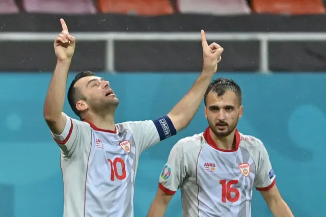 Pandev celebrates