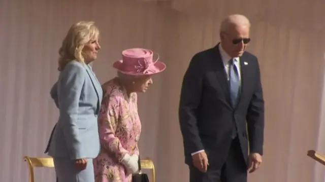 Queen and Biden