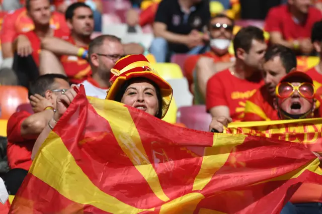 North Macedonia fans