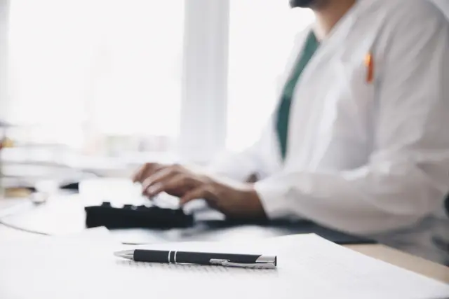 Stock image of a doctor