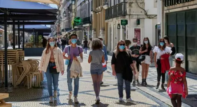 A street in central Lisbon