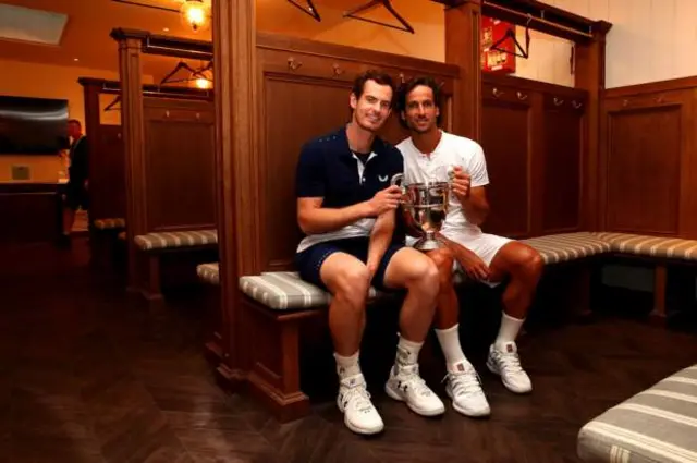 Andy Murray and Feliciano Lopez