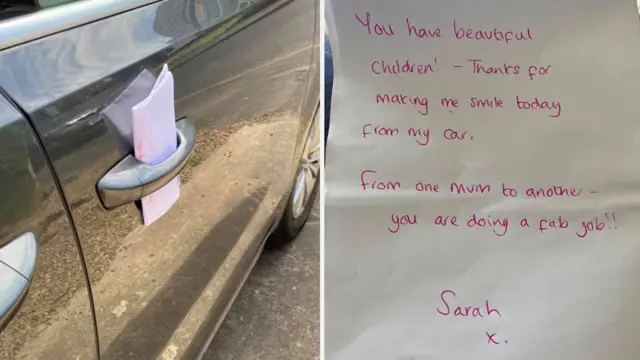 Note left on car