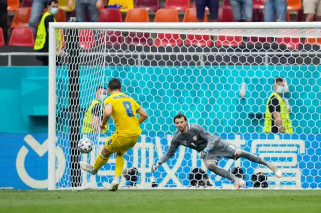 Ukraine penalty saved