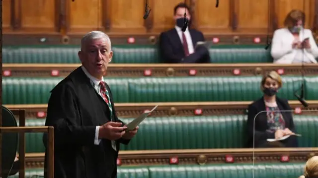 Speaker Sir Lindsay Hoyle