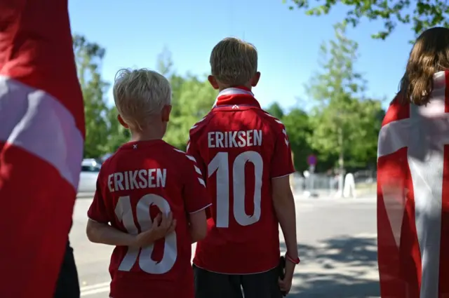 Denmark fans