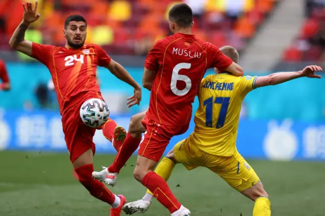 North Macedonia v Ukraine