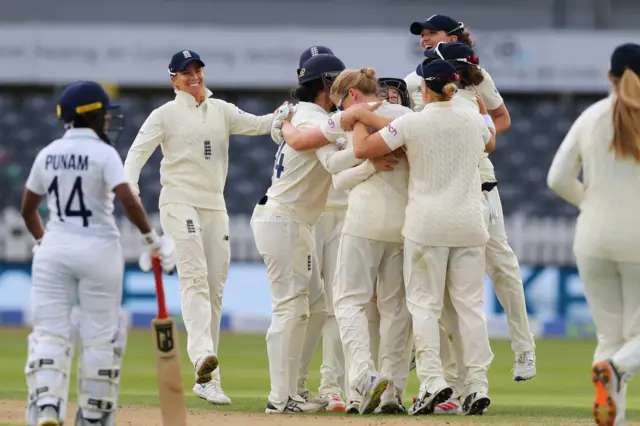 England celebrate