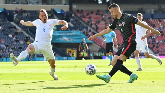 Vladimir Coufal and Ivan Perisic