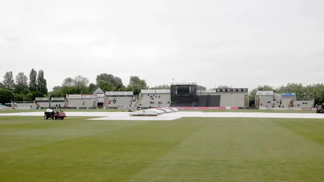 Covers on at New Road