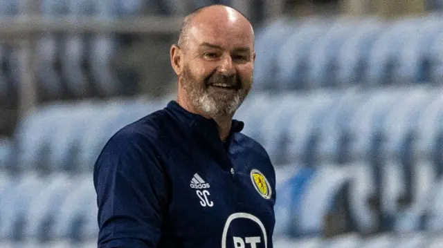 Scotland head coach Steve Clarke