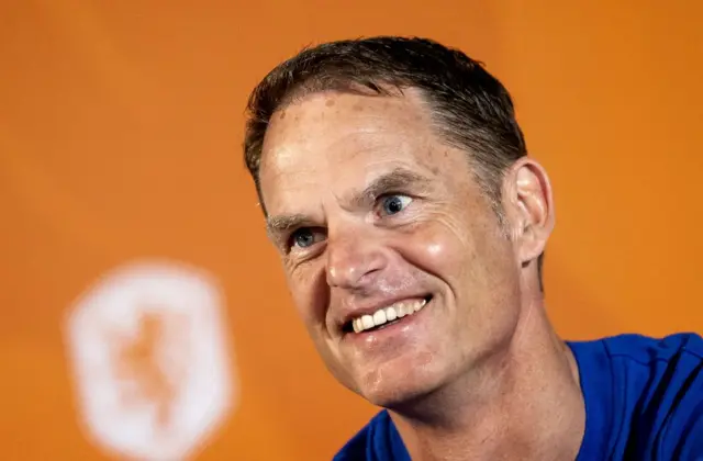 Netherlands manager Frank de Boer