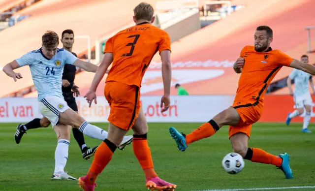 Jack Hendry shoots Scotland into an early lead