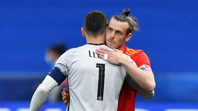 Hugo Lloris and Gareth Bale