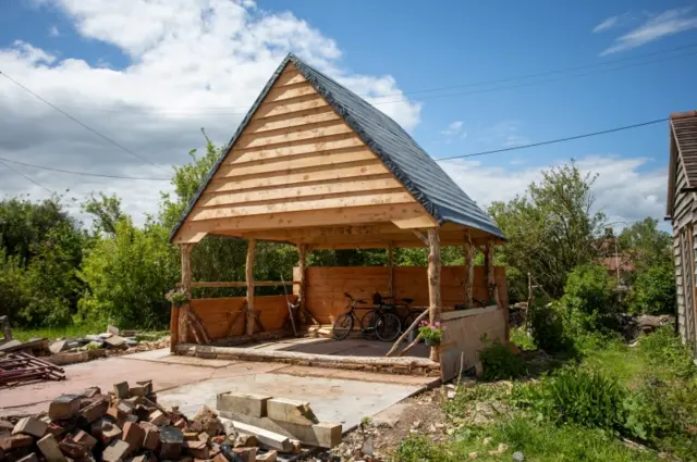 Shed of the Year nature"s haven category by Nathan Macara and Rebecca Roseff of Batbarn, in Colwall, Great Malvern.