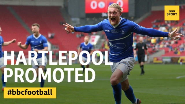 Hartlepool promoted