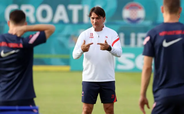 Croatia head coach Zlatko Dalic