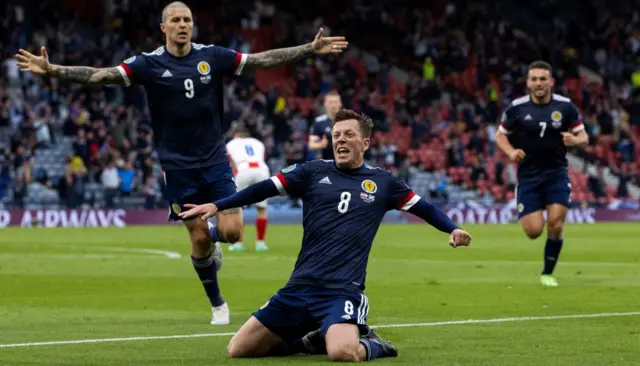 Callum McGregor smashed in the equaliser with his weaker right foot