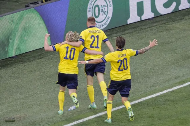 Sweden celebrate