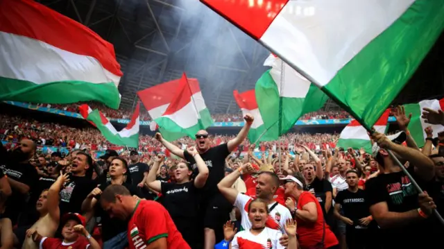 Hungary fans