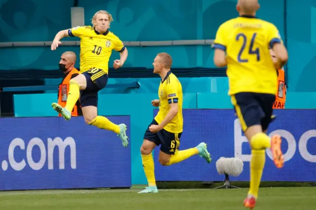 Sweden celebrate