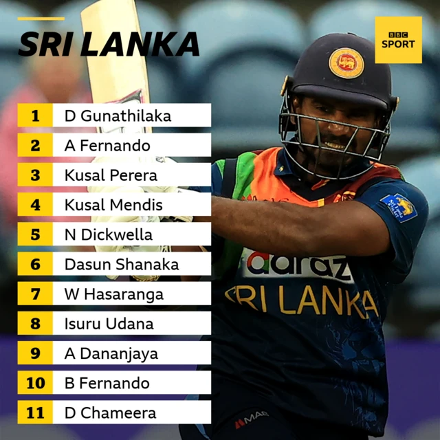 Sri Lanka team