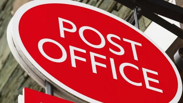 post office sign getty