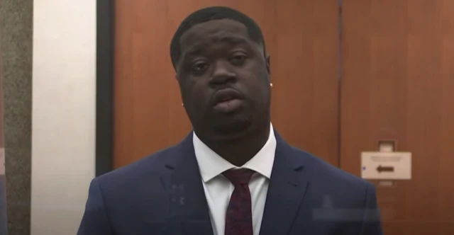 Brandon Williams speaks in court