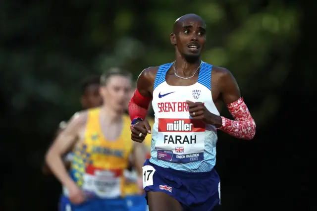 Mo Farah running