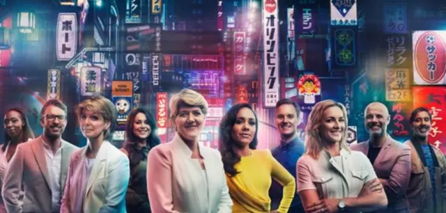 BBC broadcasters including Clare Balding and Dan Walker