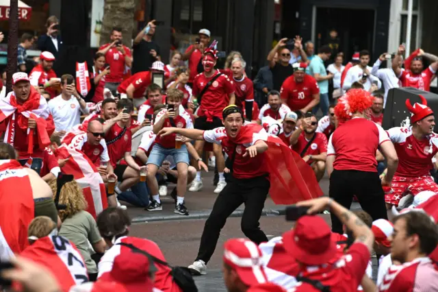 Denmark fans