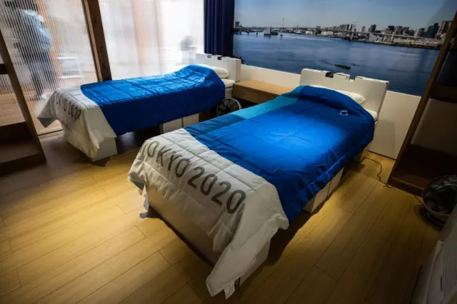 A bed in athletes' village - Tokyo