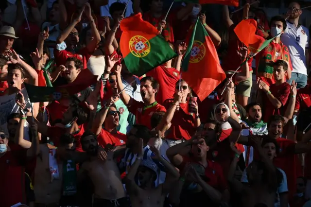 Portugal fans