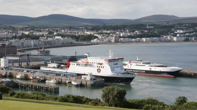 Ferry terminal at Douglas