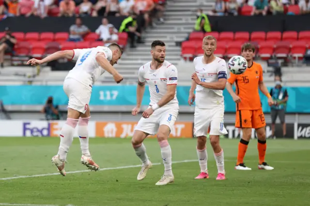 Tomas Holes' goal for Czech Republic