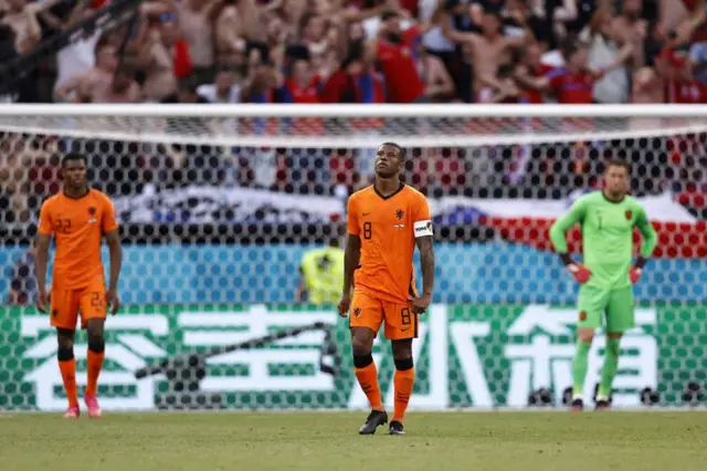 Dutch captain looking distraught