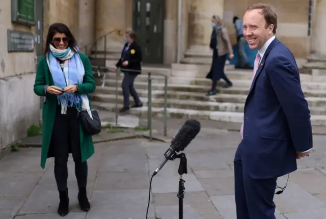 Matt Hancock with Gina Coladangelo