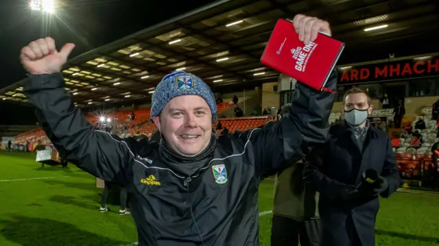 Cavan manager Mickey Graham