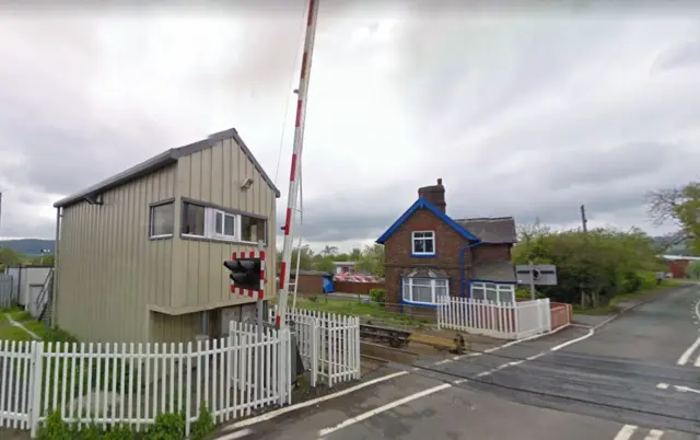 Level crossing at Craven Arms