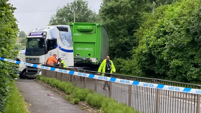 Lorry crash