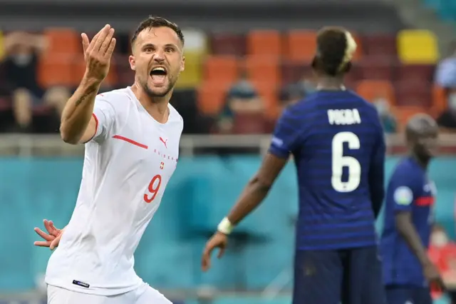 Seferovic celebrates