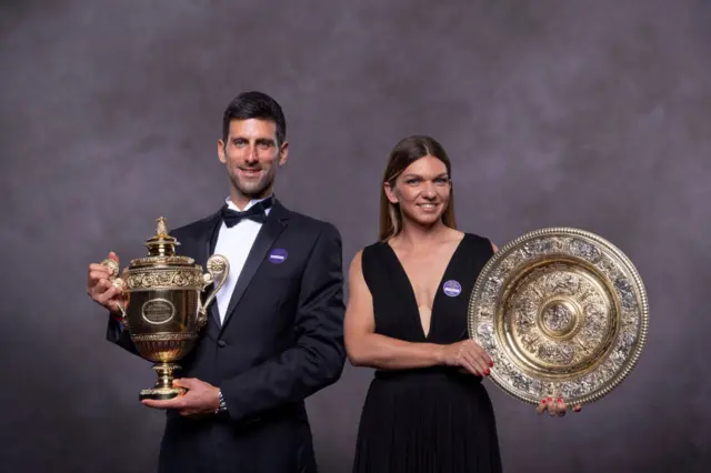 Djokovic and Halep