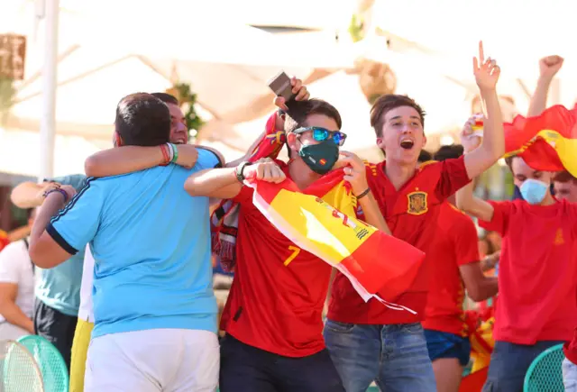 Spain fans