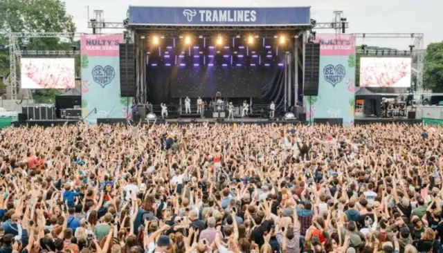 Crowd at festival