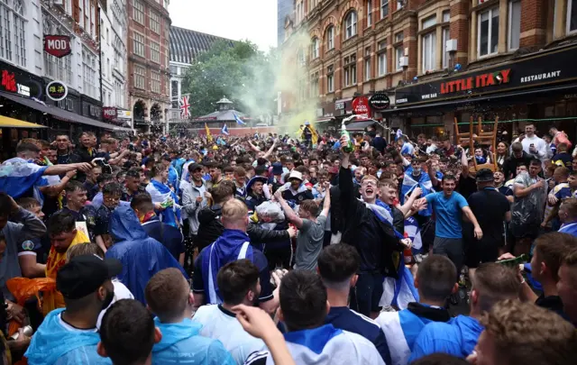 Scotland fans in London