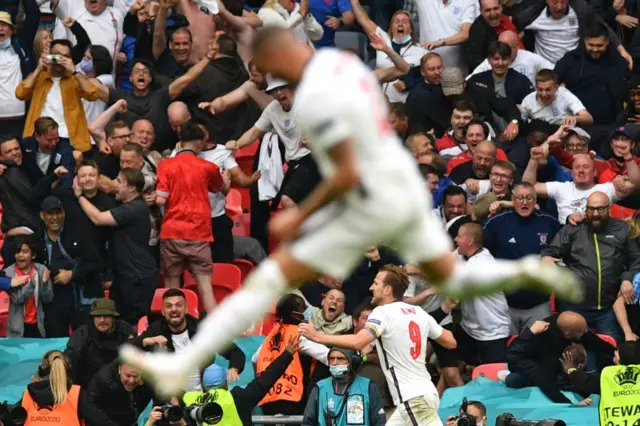 England celebrate