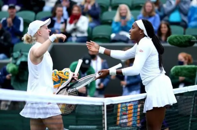 Francesca Jones and Coco Gauff