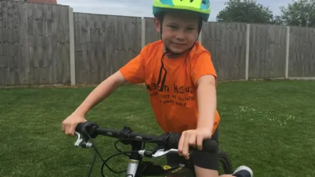 Six-year-old Henry's tackled a 125-mile charity cycling challenge