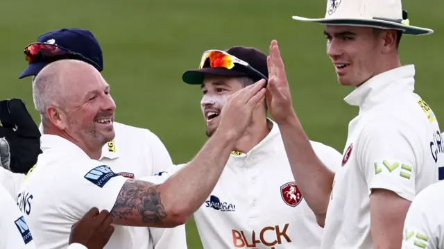 Kent celebrate